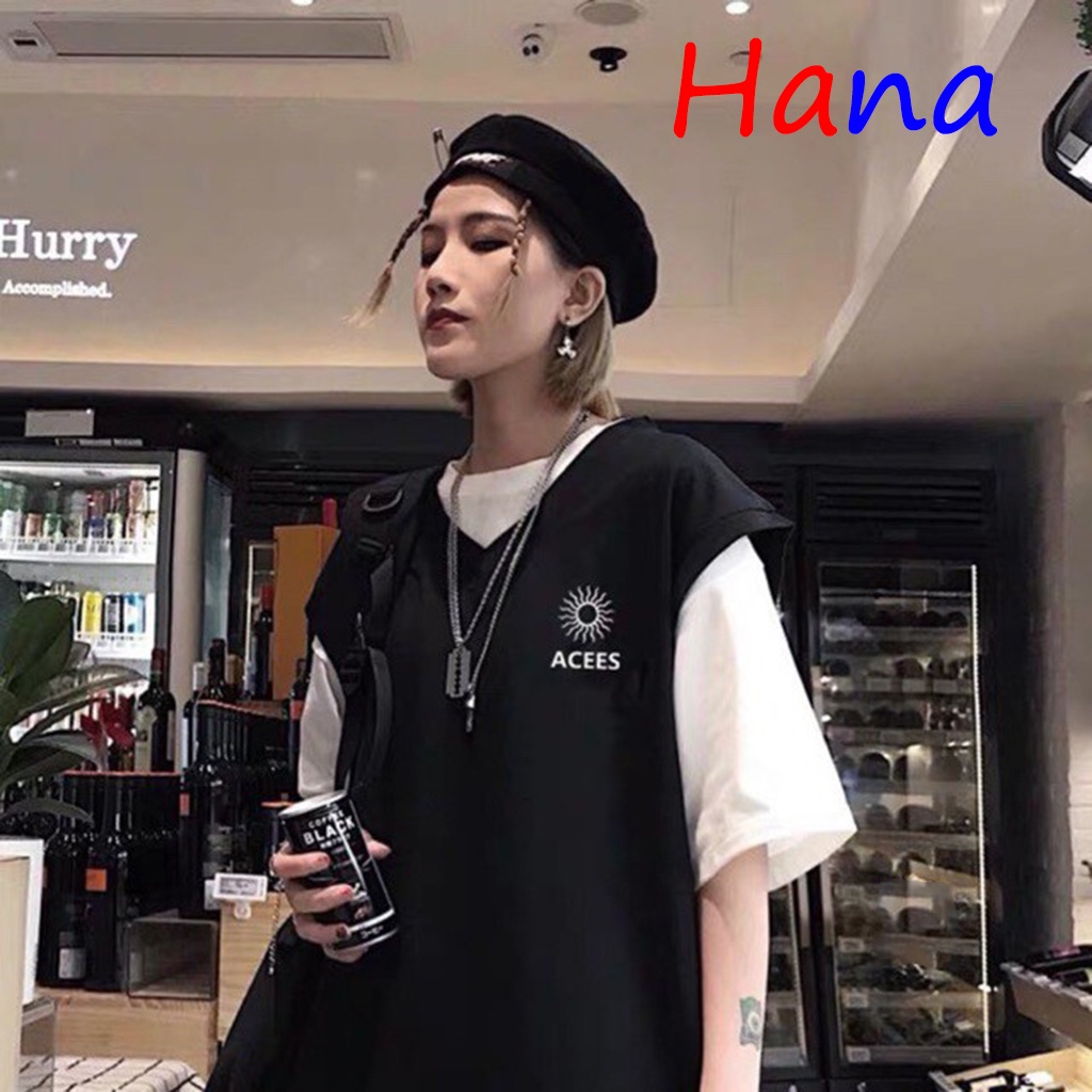 Unisex Áo Gile Nam Nữ Đẹp Oversize ACEES-HươngSu-