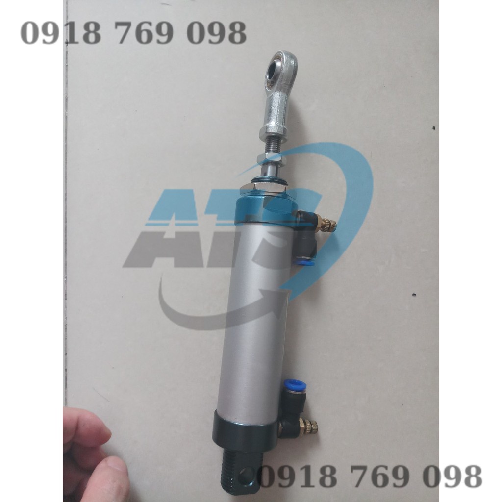 Combo xi lanh khí nén MAL 32x75 và mắt trâu