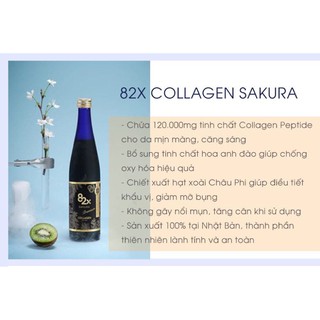Mẫu mới 2020 - 82x sakura premium collagen 120000 hỗ trợ chăm sóc làm đẹp da.