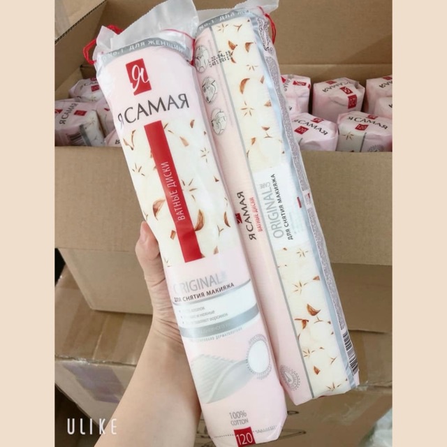 COMBO 10 bông tẩy trang COTTON NGA