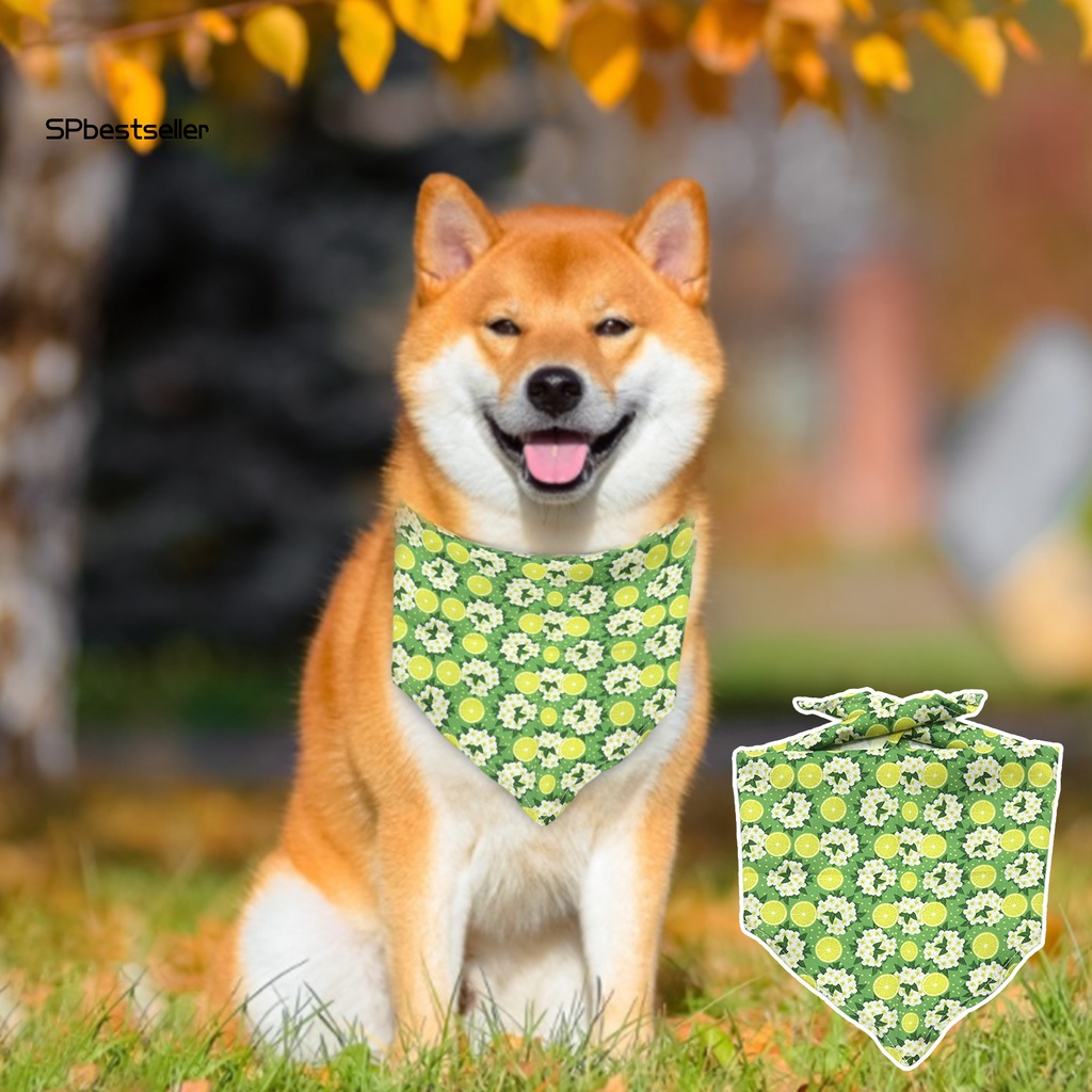 Khăn Quàng Cổ In Họa Tiết Sáng Tạo Đáng Yêu Dành Cho Thú Cưng