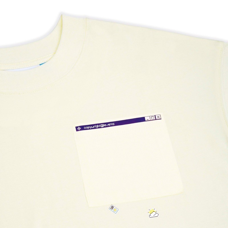 Áo LEVENTS® MINI ICON POCKET TEE / CREAM WHITE