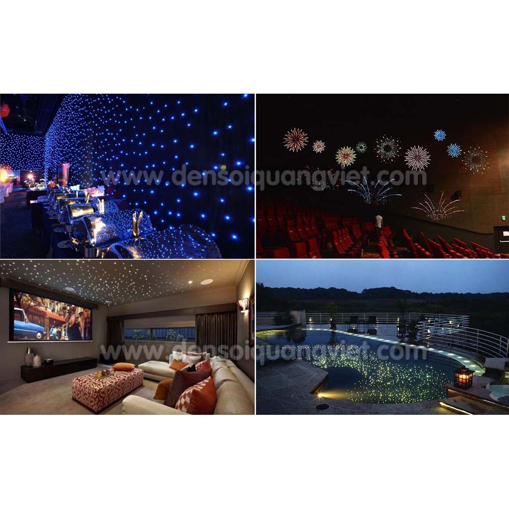 Nguồn phát sợi quang LED 7W RGB - Nguồn trần sao nhân tạo, trần sao ô tô, trần nhà, trang trí