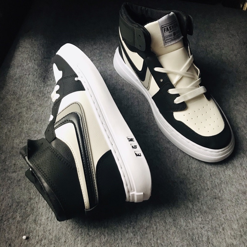Giày nam GN335, Giày thể thao nam thời trang cao cổ siêu đẹp JD size 39-43 phong cách Streetwear năng động cá tính