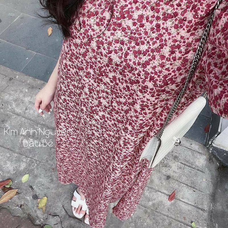 VÁY HOA NHÍ HỒNG SUÔNG TAY BỒNG HAI LỚP | BigBuy360 - bigbuy360.vn