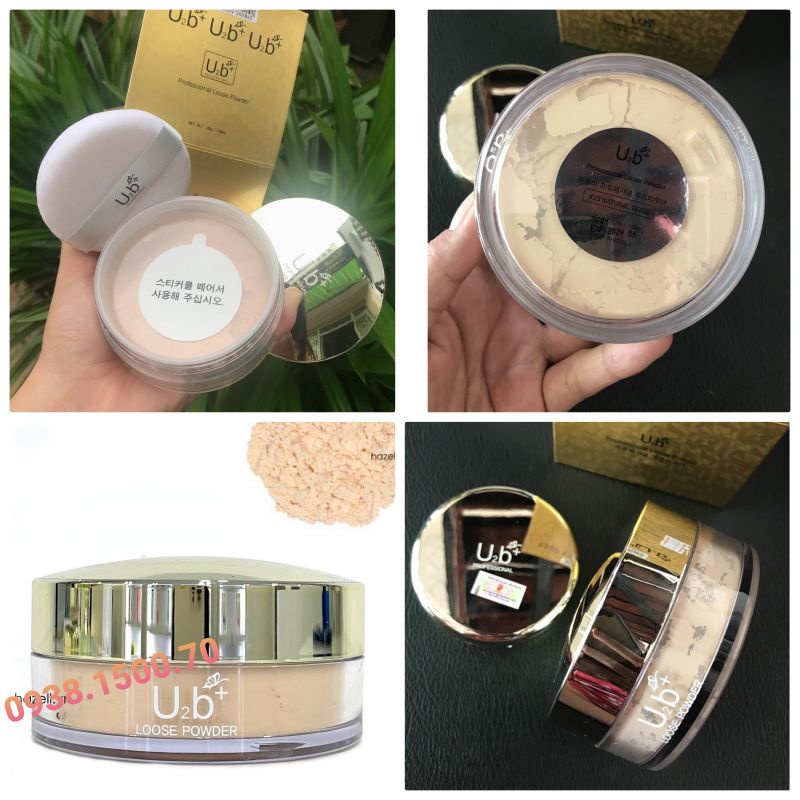 PHẤN PHỦ BỘT SIÊU MỊN KIỀM DẦU U2B PROFESSIONAL LOOSE POWDER GOLD 30G