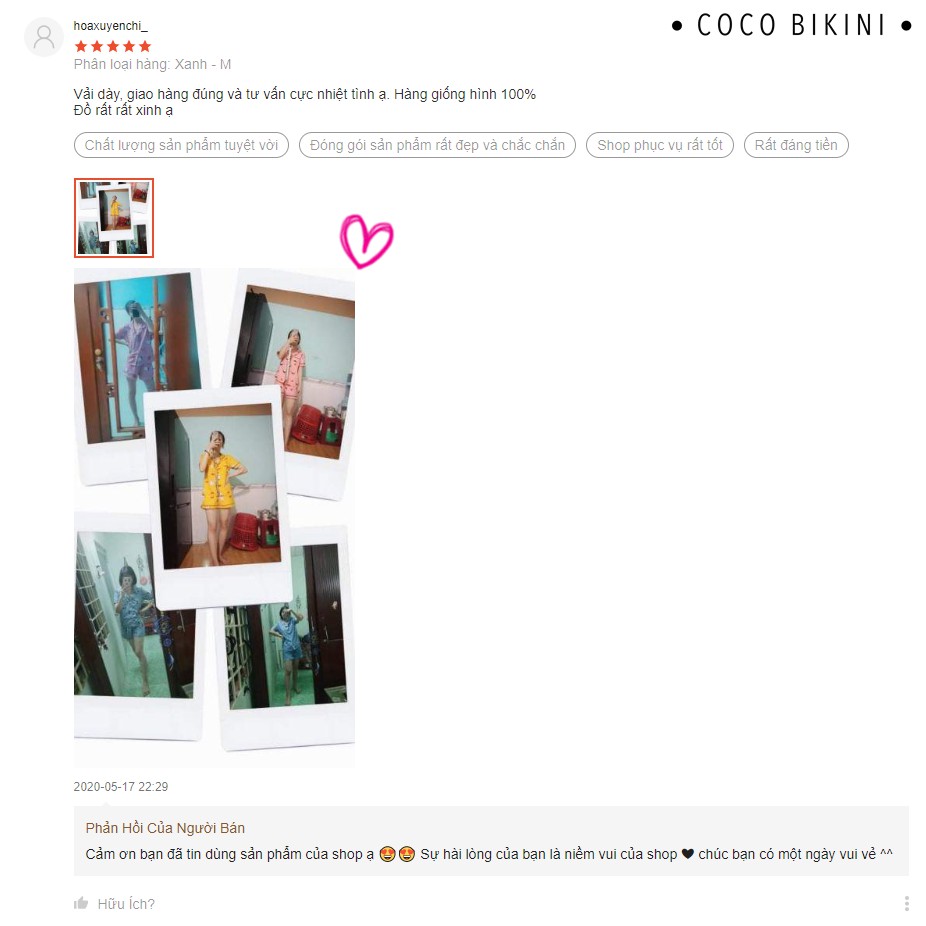 [Mã WA1606 giảm 15% đơn 99k] 𝑪𝑶𝑪𝑶 𝑩𝑰𝑲𝑰𝑵𝑰 Bộ Đồ Ngủ - Đồ Mặc Nhà Kate Thái ( KT264 ) | BigBuy360 - bigbuy360.vn