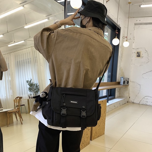 Túi đeo chéo đi học Mashidai vải dù mềm chống nước | BigBuy360 - bigbuy360.vn