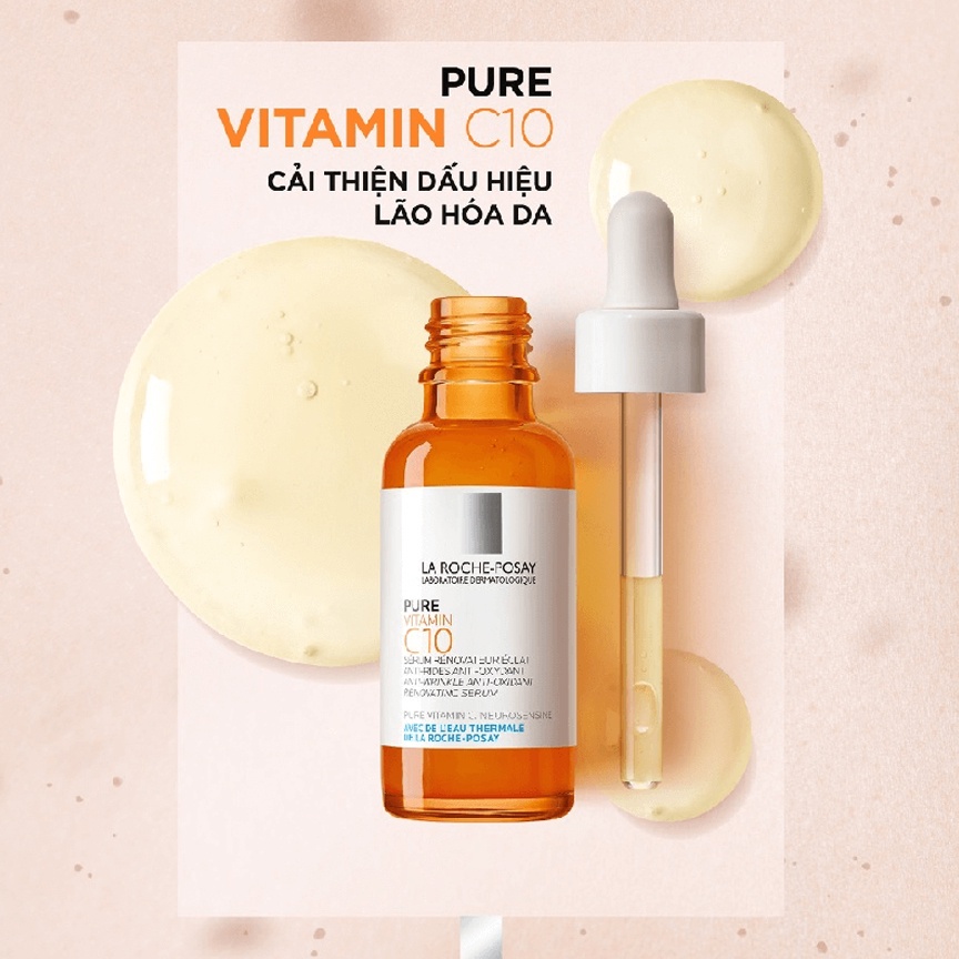 Serum LA ROCHE-POSAY PURE VITAMIN C10 Ngừa lão hóa và làm sáng da