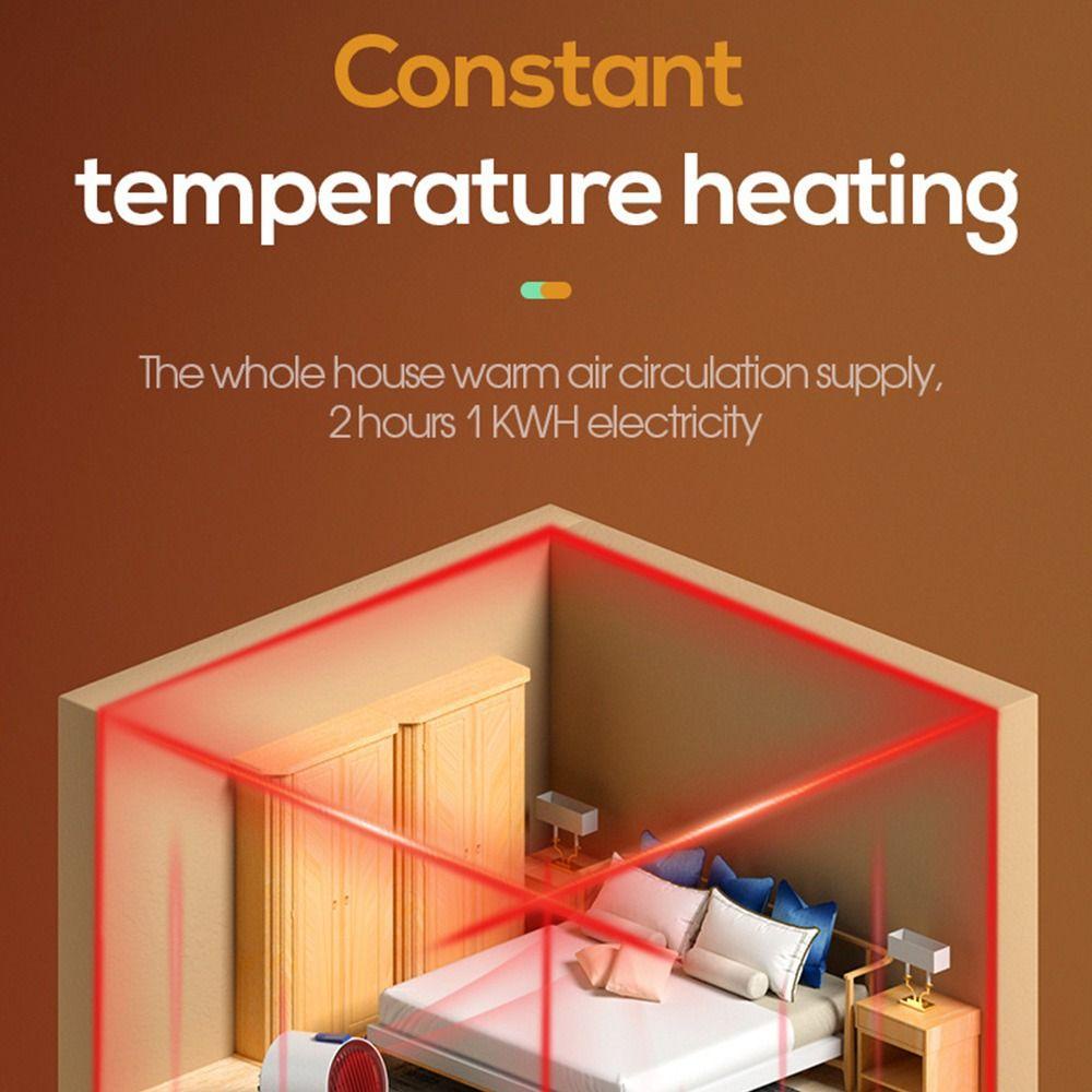 ZAIJIE24 Máy Sưởi Điện 500W Chuyên Dụng Cho Gia Đình