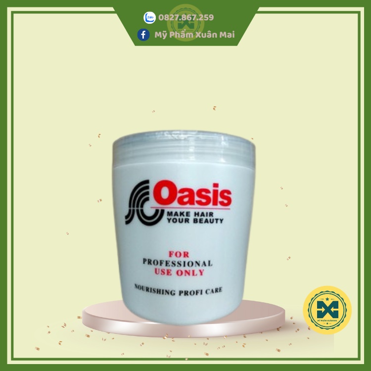 Kem Hấp ủ xả tóc oasis loại 1 Boya 1000ml