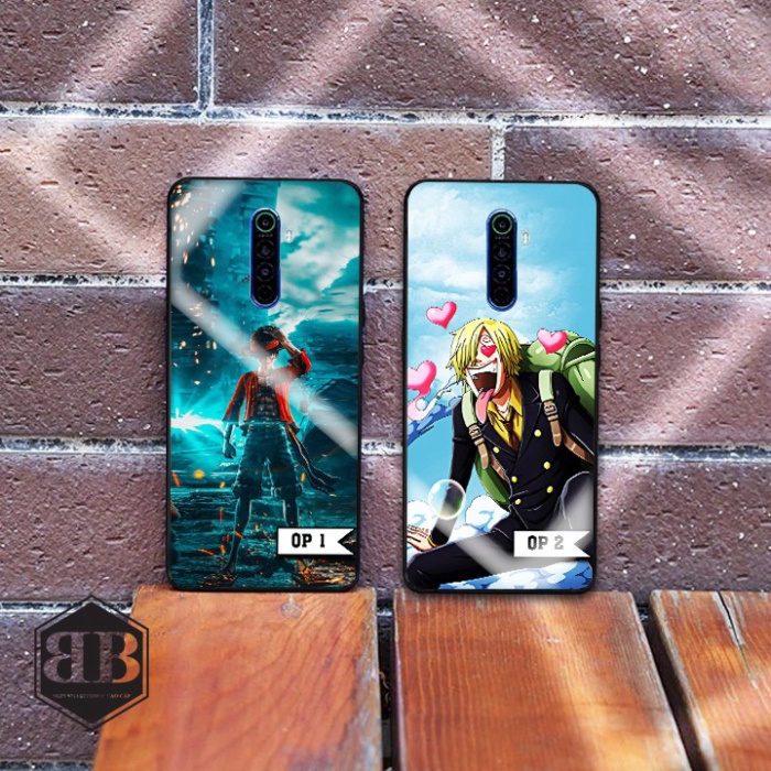 ỐP lưng kính cường lực OPPO RENO ACE nhân vật hoạt hình