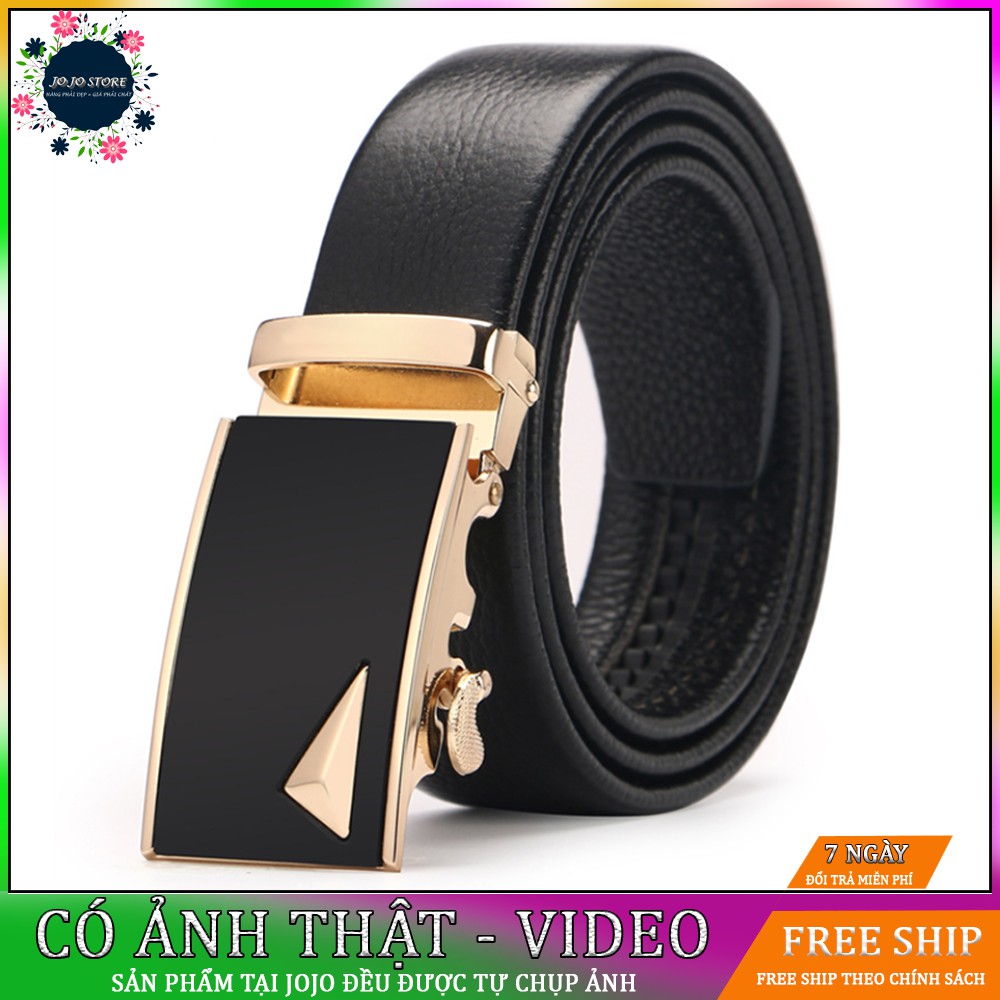 [FREESHIP 50K] Thắt Lưng Nam Mặt Mạ Chống Gỉ Có Dây Dài 1m2