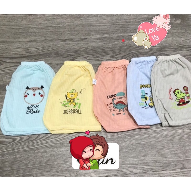 Quần đùi chục thun lạnh bé trai bé gái nhiều hoạ tiết màu sắc dễ thương