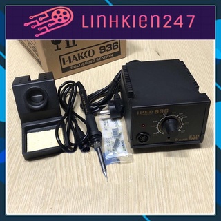 Bộ trạm hàn hakko 936 kèm 5 đầu mũi hàn bảo hành 6 tháng/ tay hàn hakko936