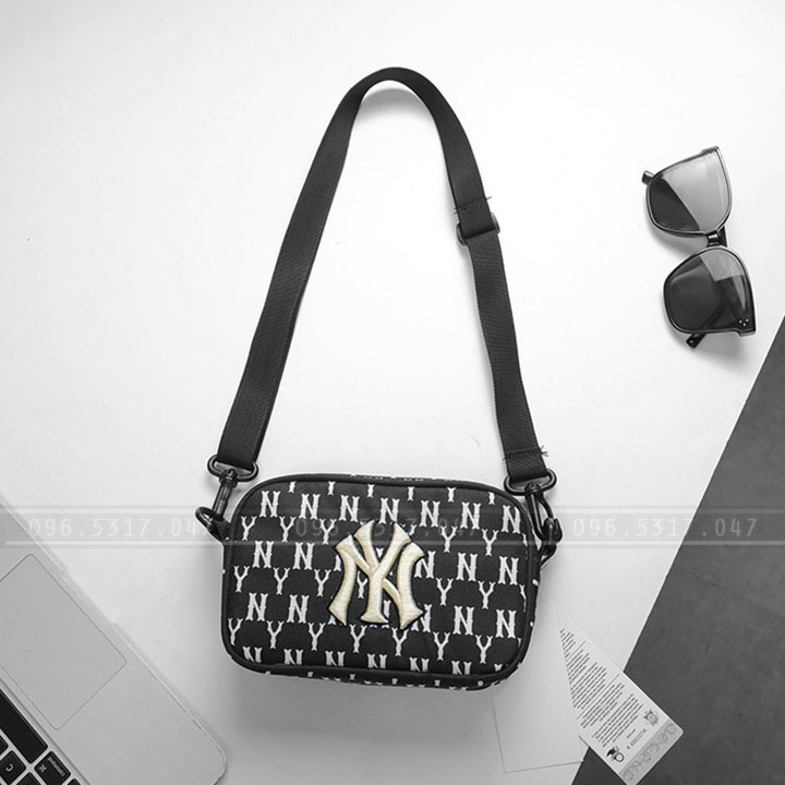 Túi NY MLB Cross Bag Monogram Mini Nam Nữ Xuất Xịn, Túi Đeo Ngực Hông MLB NY Thiết Kế Thời Trang Được Các Bạn Yêu Thích