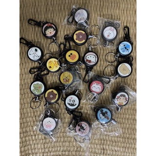 Móc chìa khoá móc thẻ dây rút dây cuốn link 1