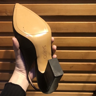 (LỗiDaBenTrong)Giày sandal FRANCO gót trụ