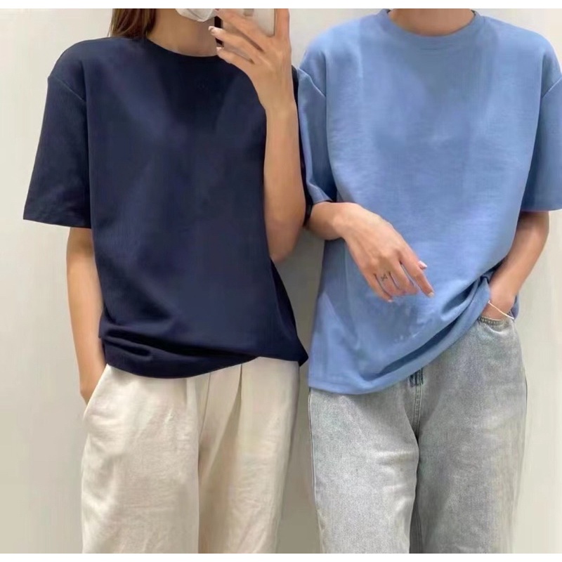 Áo thun gân oversize basic 11910 CHERRY COCO