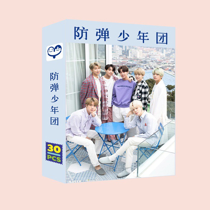 Bộ Lomo card BTS 30 tấm ảnh các thành viên nhóm nhạc kpop Bts