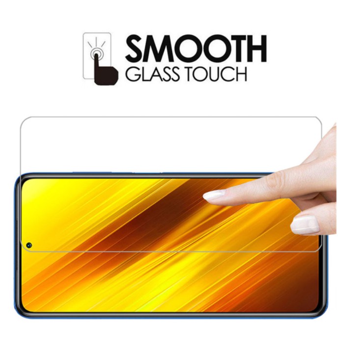 Kính Cường Lực 3 Trong 1 Cho Xiaomi Poco X3 / Poco X3Nfc F2 M2 F1 X2 Pro Redmi 9a Note 9 9s Pro Max Hd