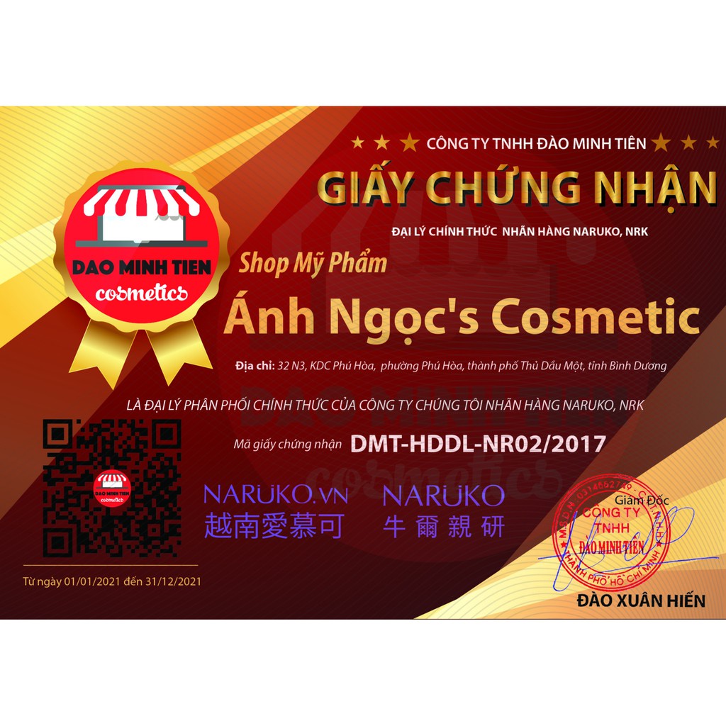 MẶT NẠ NARUKO GIẤY MIẾNG LẺ CÁC LOẠI NHẬP KHẨU CHÍNH HÃNG ĐÀI LOAN