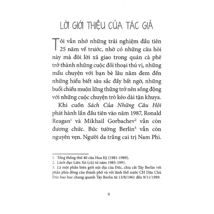 Sách - Sách Của Những Câu Hỏi