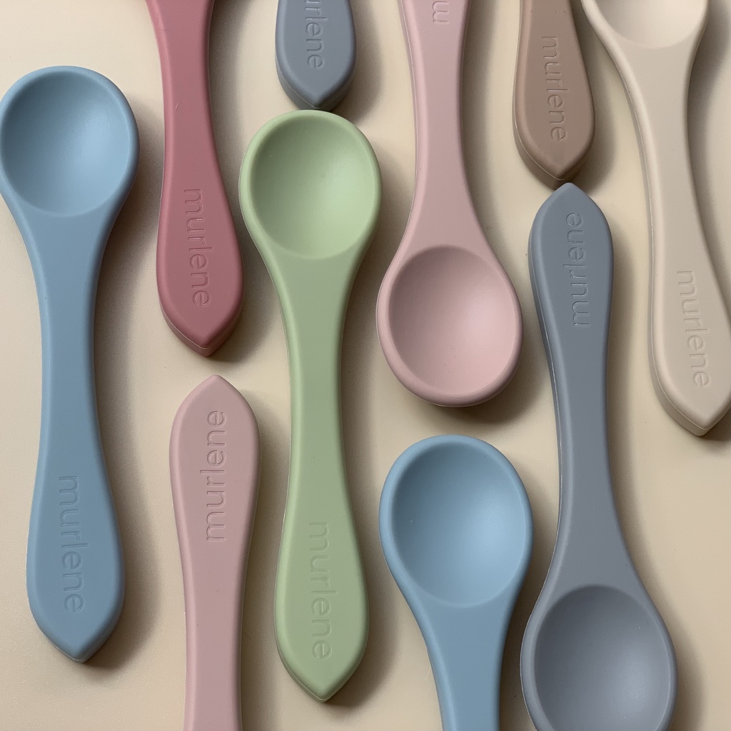 Murlene - Thìa ăn dặm silicone cho bé