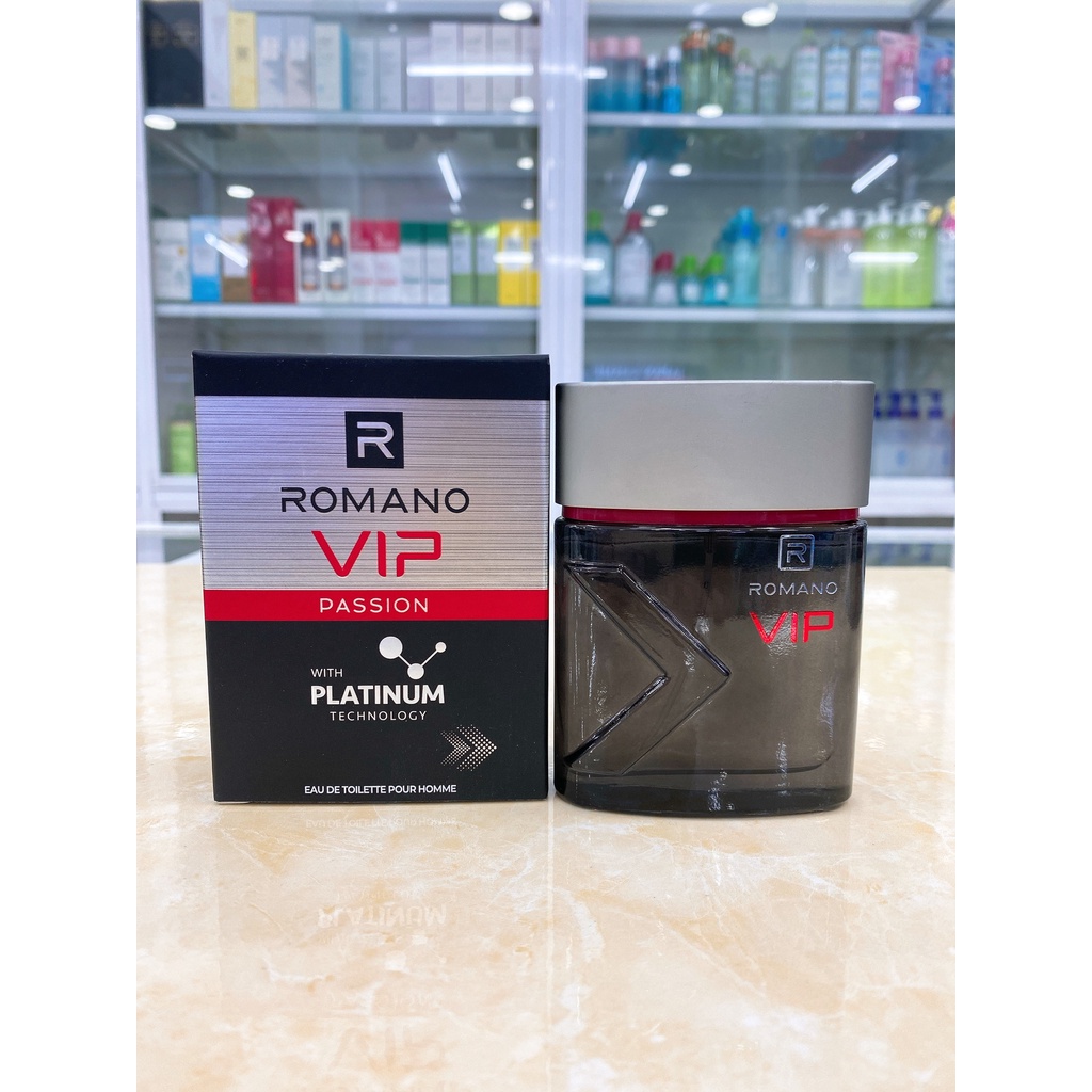Nước Hoa Nam Cao Cấp Romano Vip Passion Vision 50ml Chính Hãng Công Ty