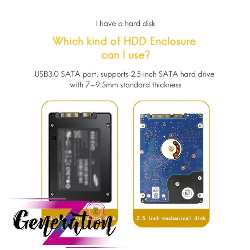 Box gắn HDD SSK HE-V350 Chuẩn Sata 2.5 - Usb 3.0 nhôm