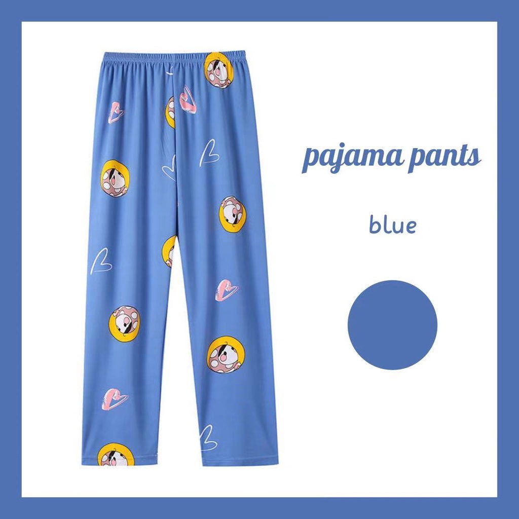 Quần ngủ lưng cao kiểu dáng rộng rãi vừa vặn họa tiết dễ thương cỡ lớn thời trang mùa thu và mùa xuân dành cho nữ | BigBuy360 - bigbuy360.vn