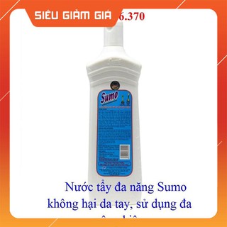Nước tẩy đa năng sumo đánh bay vết bẩn cứng đầu nhận quà tặng