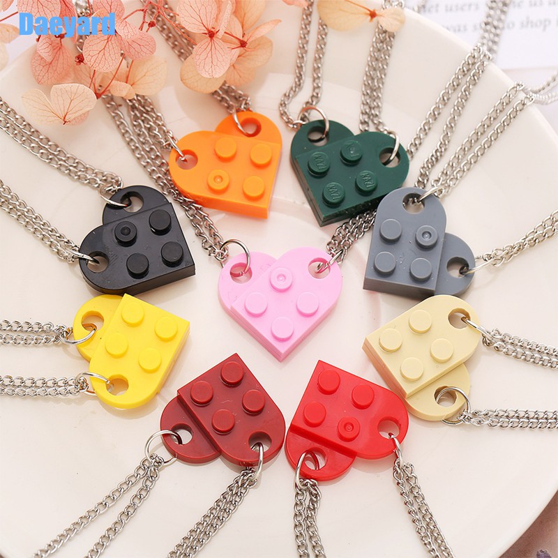 Vòng cổ Mặt Khối Lego Hình Trái Tim / Trái Tim Làm Quà Tặng Sinh Nhật / Giáng Sinh / Valentine