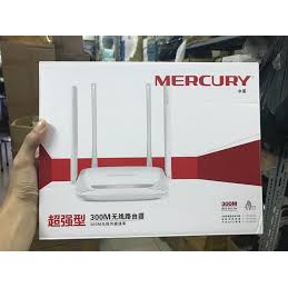 Bộ phát Wifi Mercury MW325R 4 ăng ten (hộp chữ xéo)