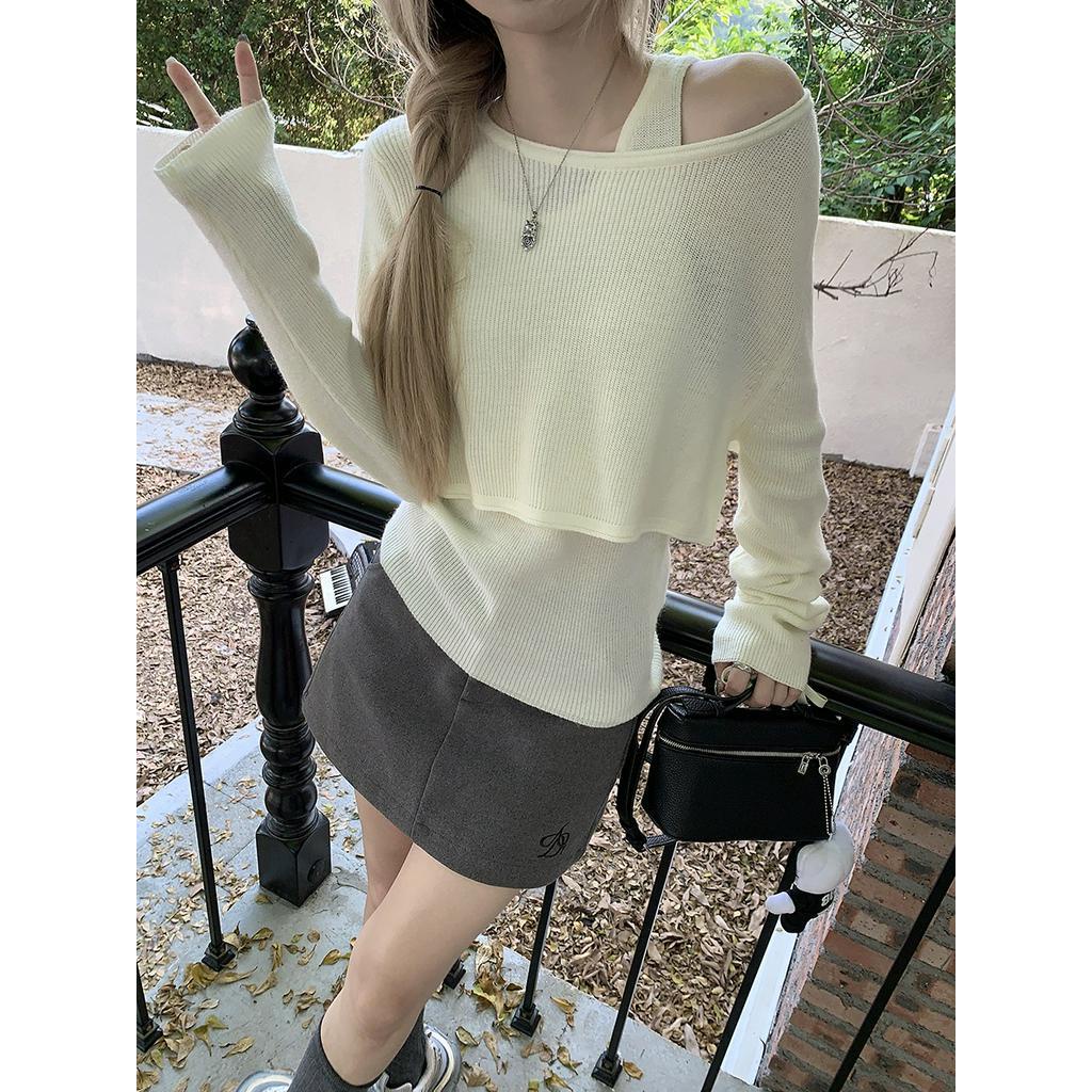 Áo Len / Áo Khoác Ngoài Dài Tay Hai Lớp Thời Trang Sành Điệu 68152