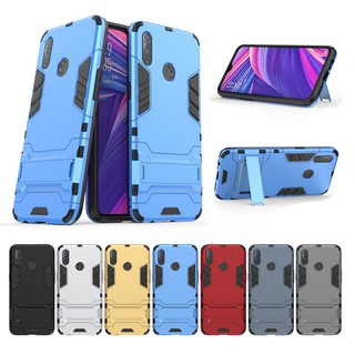 Dành cho OPPO Realme X Realme C2/A1K Realme 3 Iron Man Hard PC Đế chống sốc Vỏ điện thoại