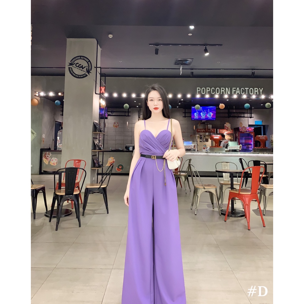 Jums xếp ly ngực có mút quần ống xuông tôn dáng đủ màu đủ size