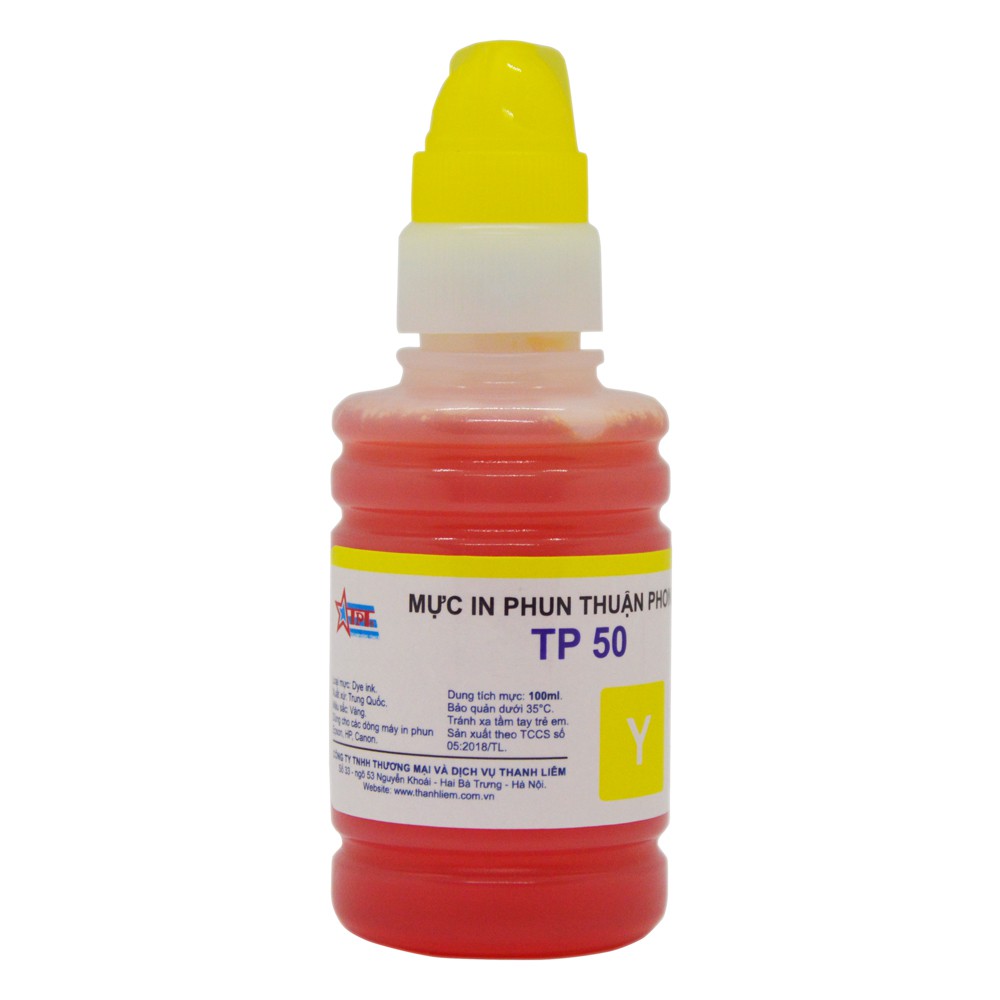 Mực in phun Thuận Phong TP50 (100ml) dùng cho máy in phun Epson, HP, Canon