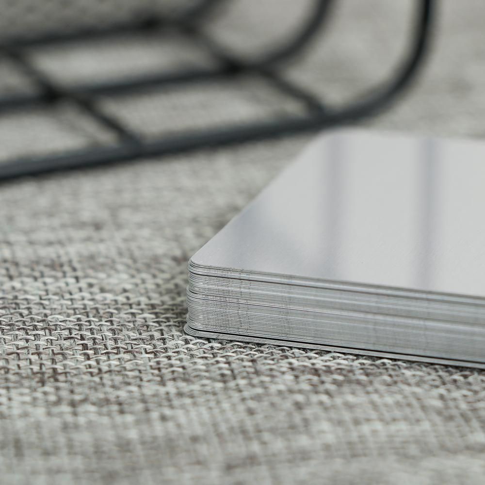 Set 50 thẻ nhôm khác laser đơn giản nhiều màu tùy chọn