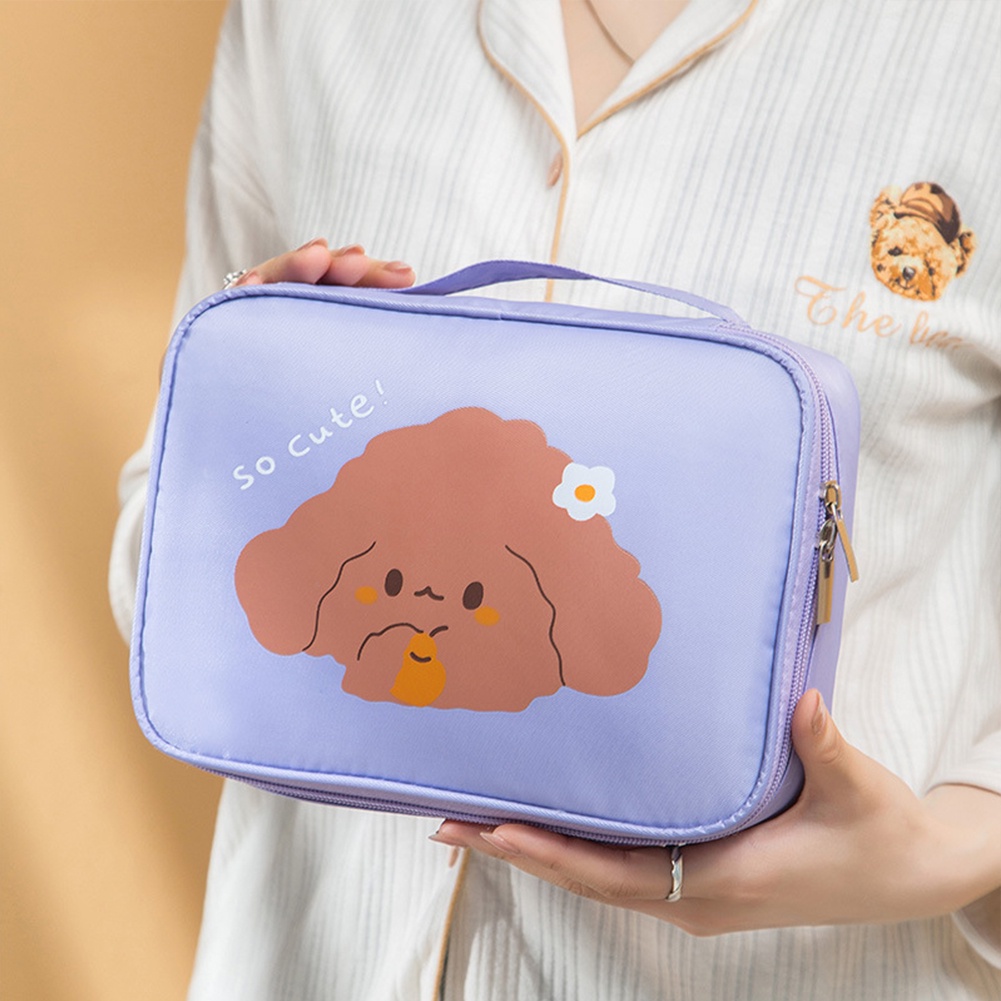 -Công suất lớn mới đi du lịch xách tay mỹ phẩm lưu trữ túi phim hoạt hình di động lưu trữ túi không thấm nước vệ sinh cá nhân Túi
