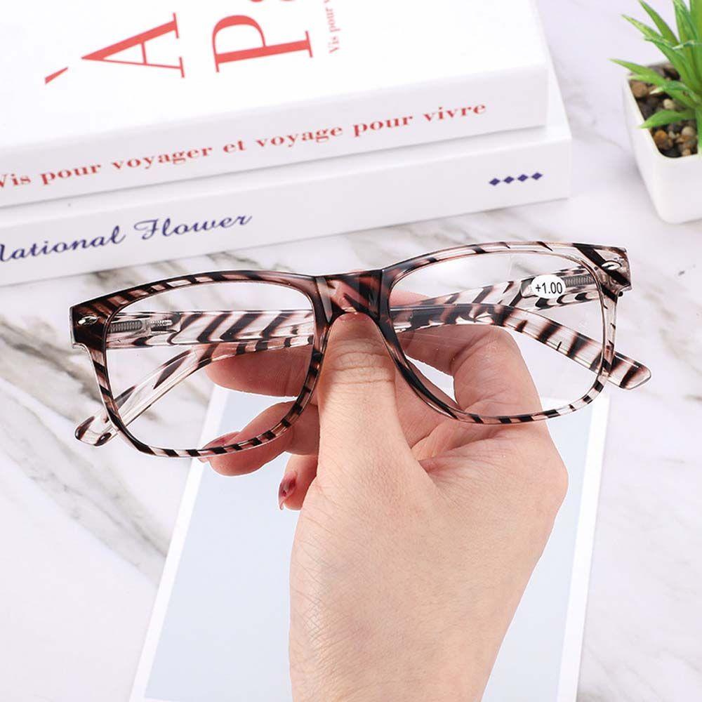 Kính Đọc Sách Màu Nâu + 1.0 ~ + 4.0 In Họa Tiết Độc Đáo Thời Trang Cho Nam MXMUSTY