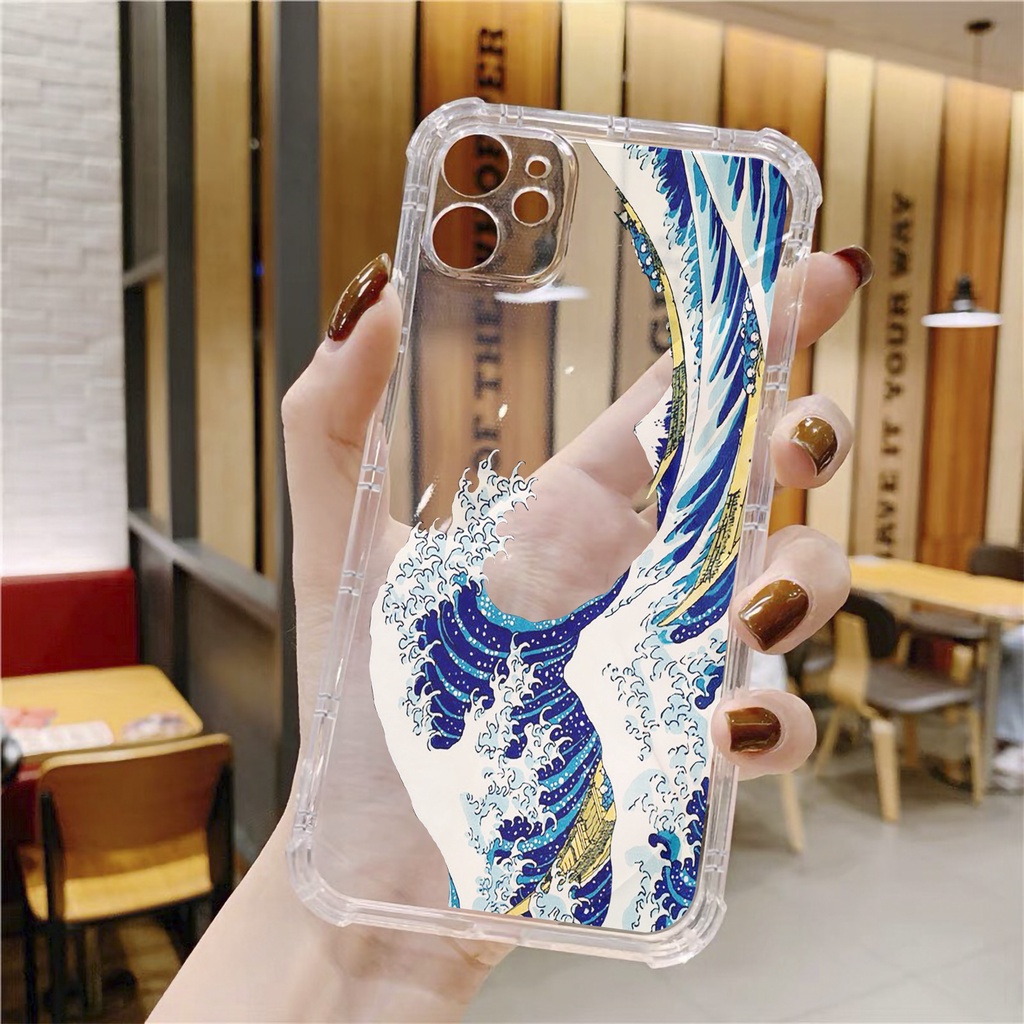 Ốp lưng iphone sóng to.ky.o chống sốc trong suốt case 14plus 14 pro max 13 12 promax 11 mini 6 6s 7 8 plus x xr xs Se