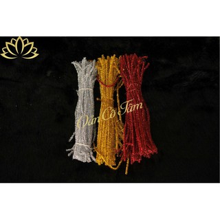 Kẽm nhung trang trí Oản Tài Lộc, Oản Thờ, Oản Lễ (1 cuộn)