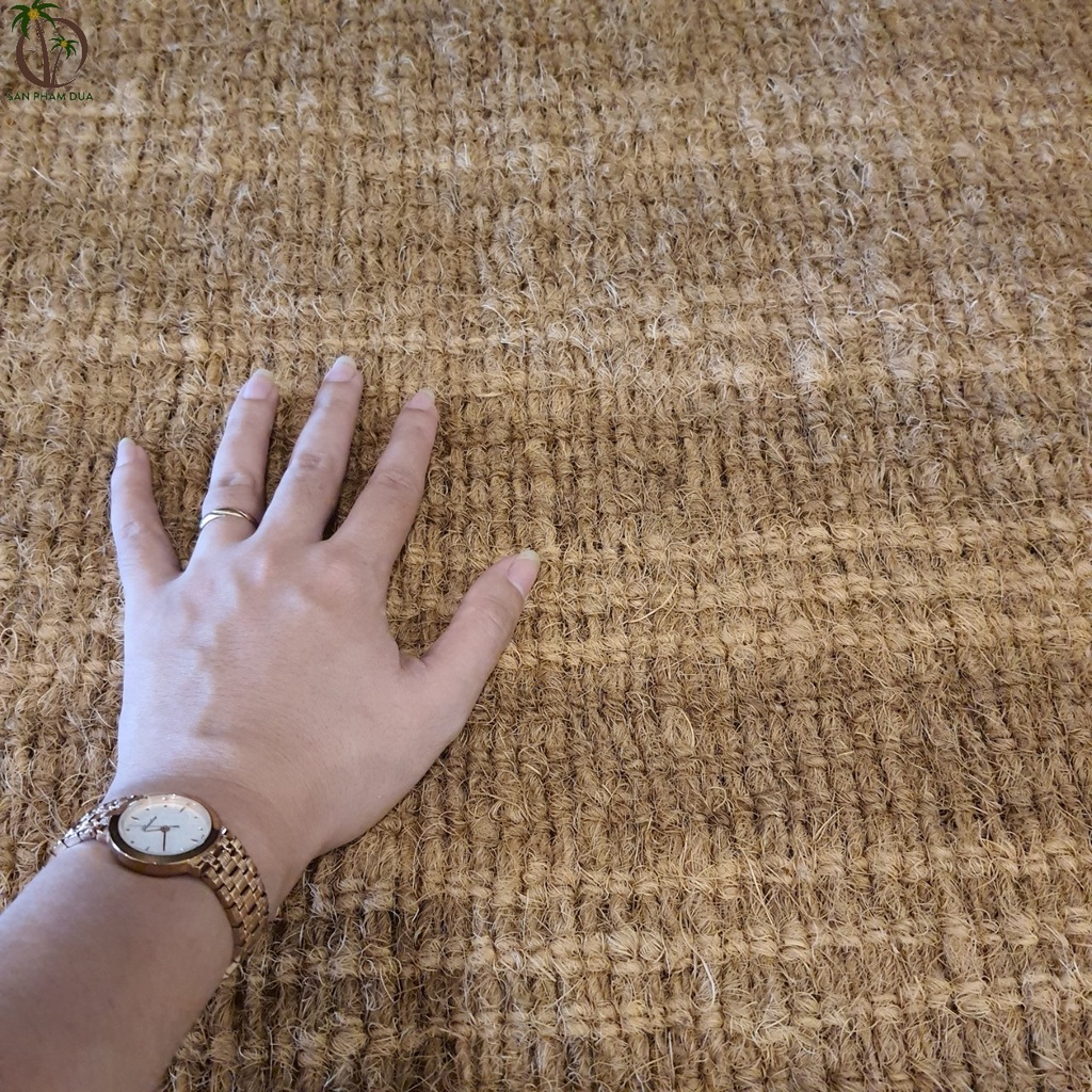 Thảm lót sàn, chùi chân dệt bằng xơ dừa tự nhiên 40x60cm