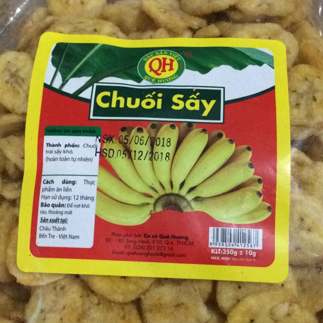 Chuối sấy 350g