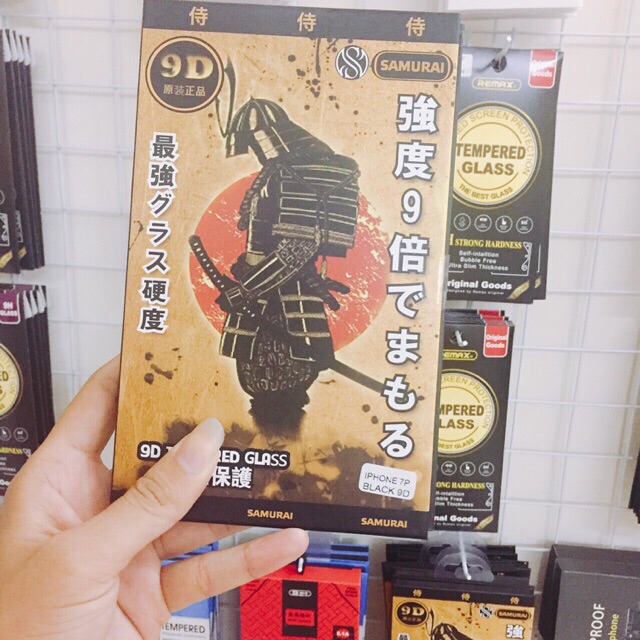 Kính Cường Lực 9D Samurai Chính Hãng Số 1 Nhật Bản