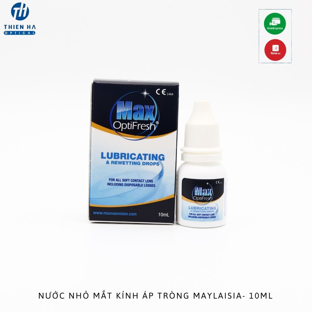 Nước nhỏ mắt Max, nước nhỏ mắt dùng cho kính áp tròng, lens nhập khẩu Malaysia