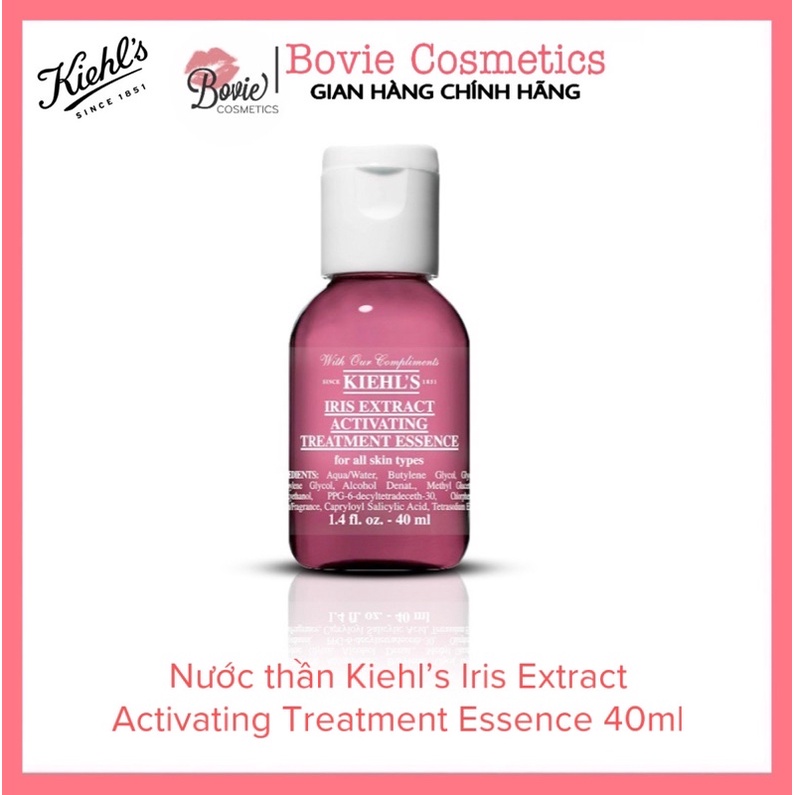 Nước thần Kiehl’s Iris Extract Activating Treatment Essence 40ml | Bovie Cosmetics | WebRaoVat - webraovat.net.vn