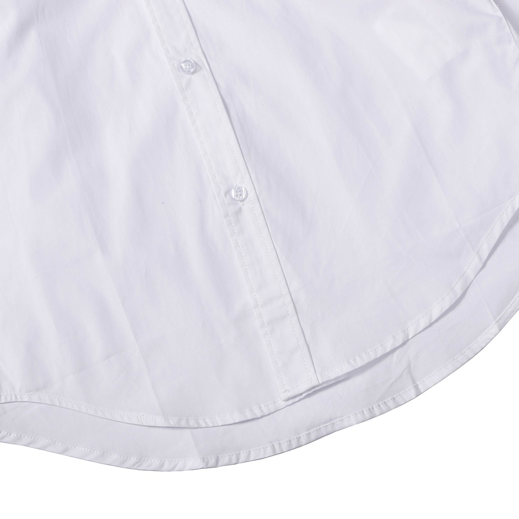 ❤❀  ❤ Áo Sơ Mi Tay Dài Vải Cotton Thêu Hình Trái Tim Thời Trang Cho Các Cặp Đôi