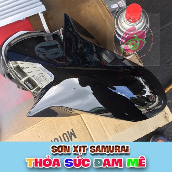 Y81 SƠN SAMURAI SƠN XỊT MÀU màu đen kim loại , đen lấp lánh Y81(400ML)